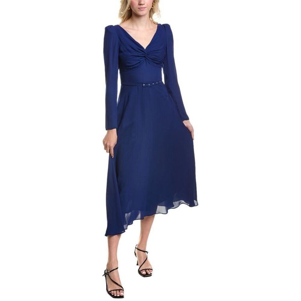Carla Ruiz Womens  Midi Dress, Blue